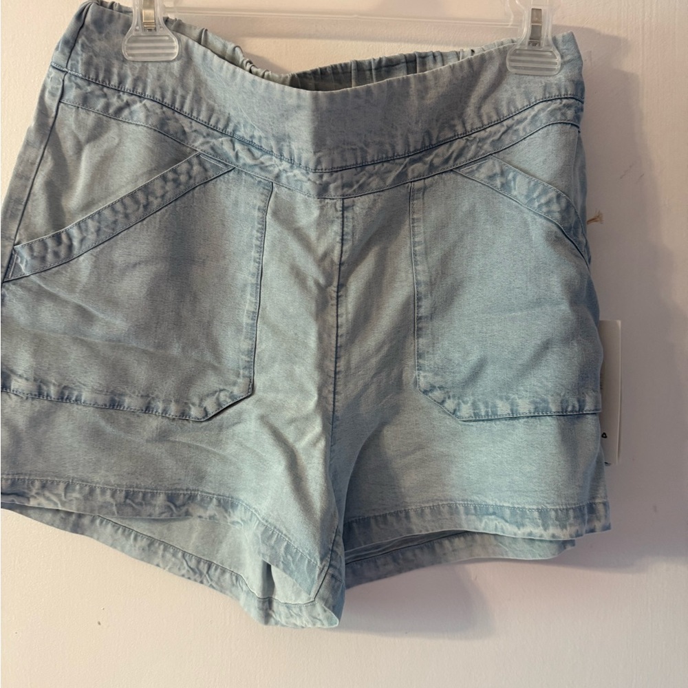 Carve Designs High Waist Light Blue Shorts